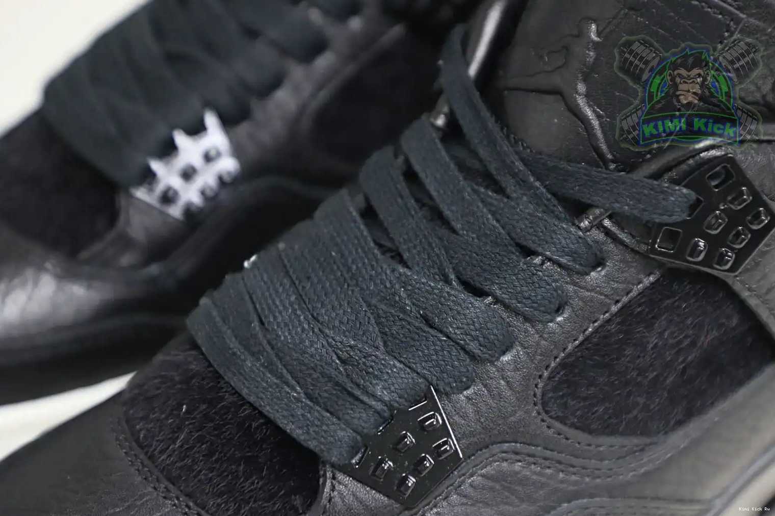 Jordan black retro Kimikick ponyhair 4 Jordan Air 0413